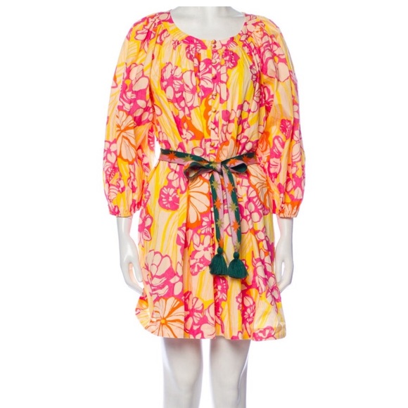 ALEMAIS Fenella Mini Dress with Belt - Picture 2 of 4